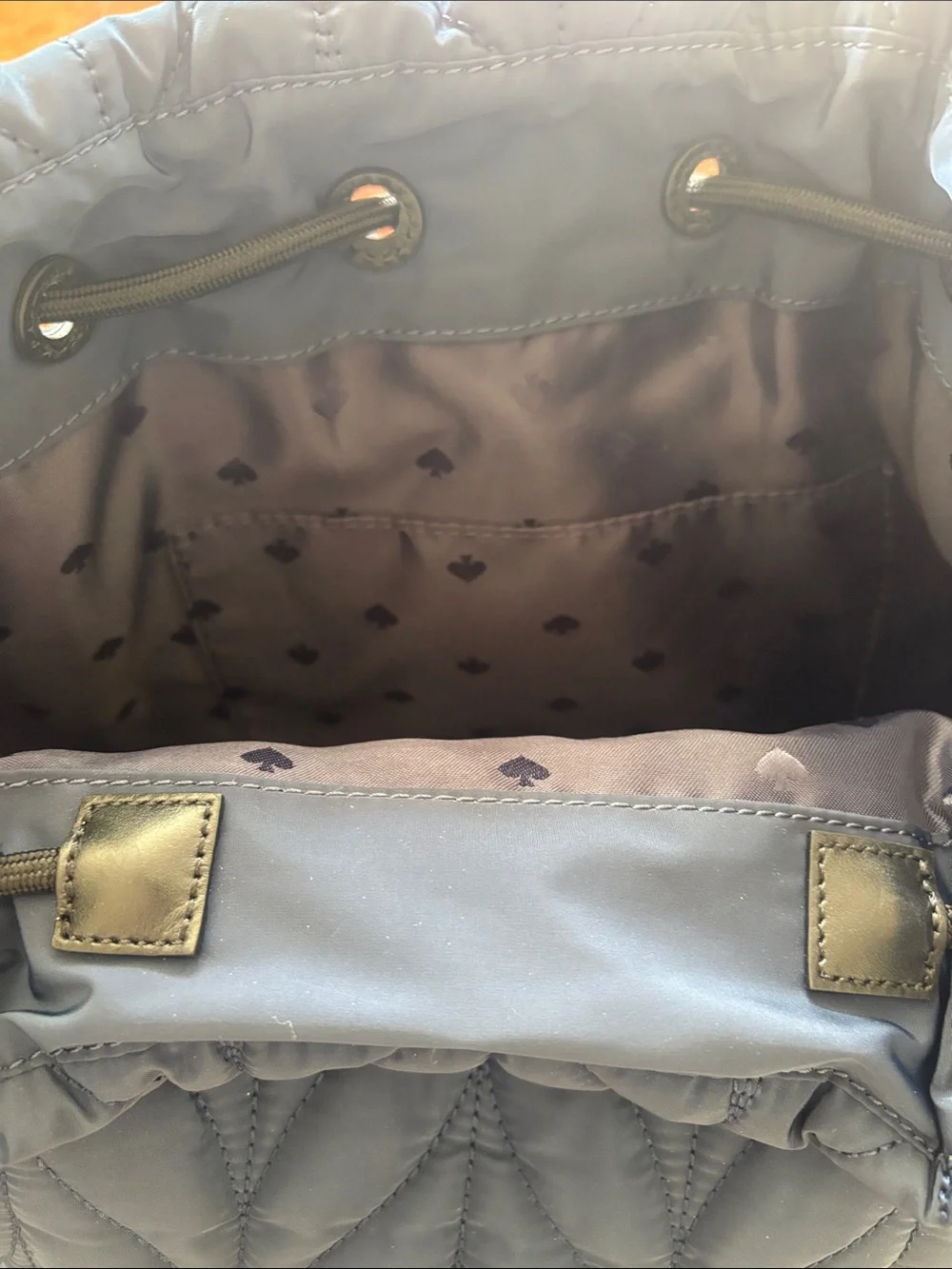 NWOT - Kate Spade 'Ellie' Large Flap Backpack - Navy